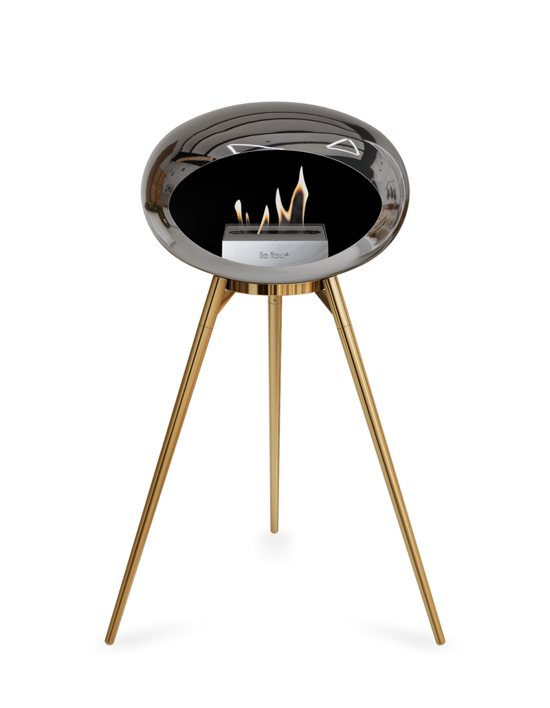 Le Feu Dome Ground High – Freestanding Bioethanol Fireplace (Classic 525)