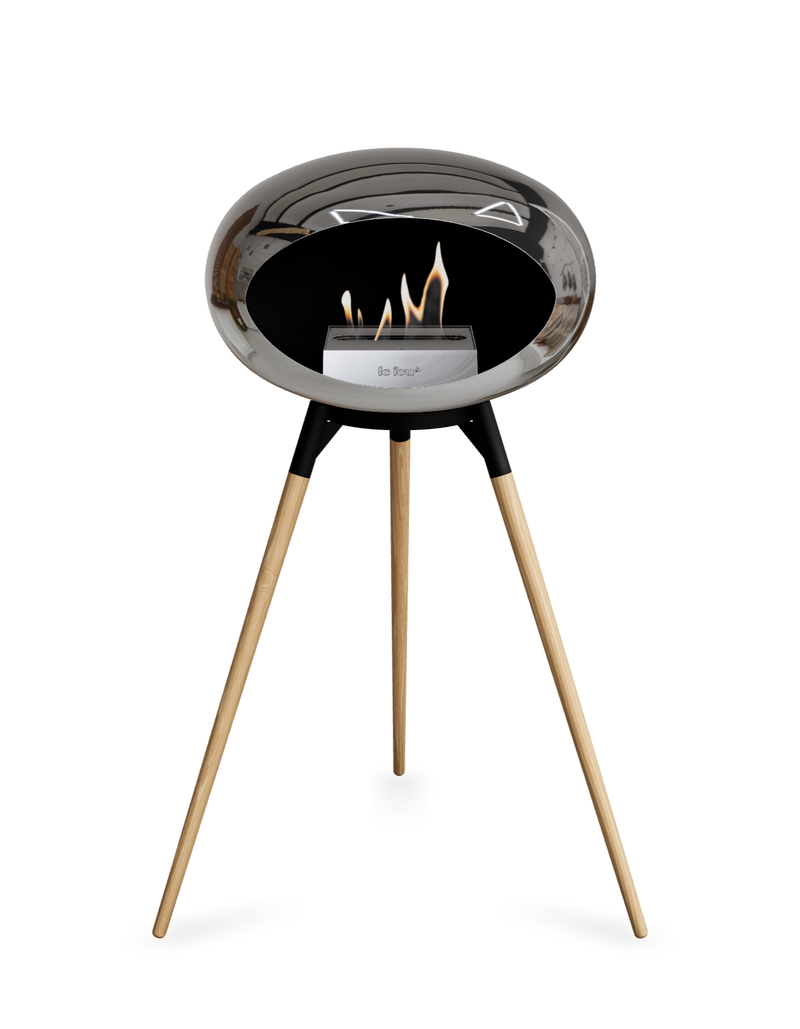 Le Feu Dome Ground High – Freestanding Bioethanol Fireplace (Classic 525)