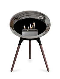 Le Feu Dome Ground Low – Freestanding Bioethanol Fireplace, Classic Size