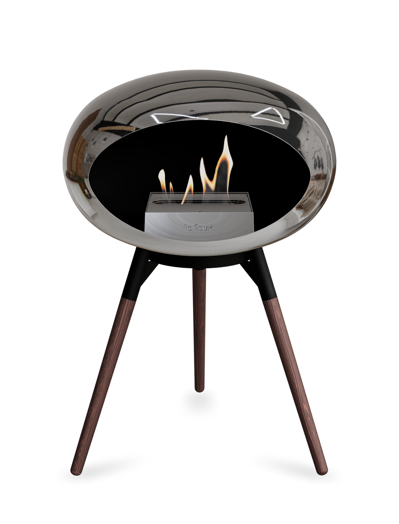 Le Feu Dome Ground Low – Freestanding Bioethanol Fireplace, Classic Size