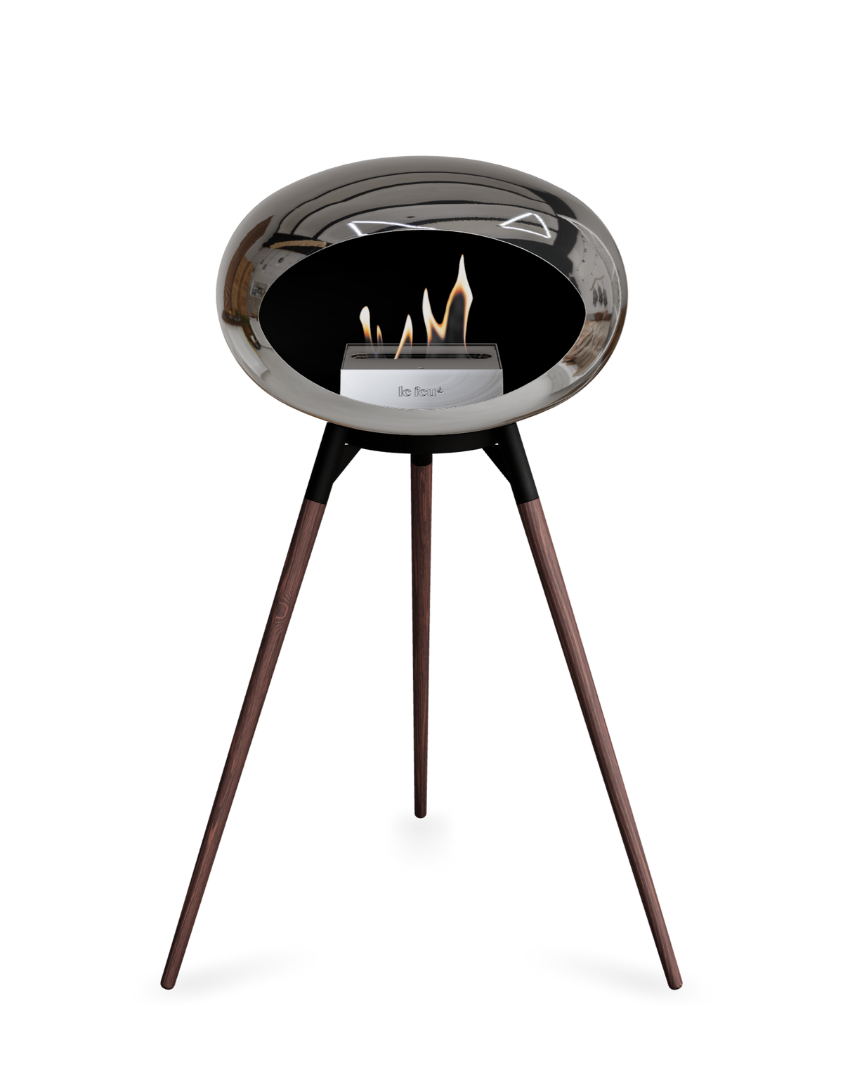 Le Feu Dome Ground High – Freestanding Bioethanol Fireplace (Classic 525)