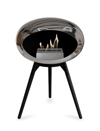 Le Feu Dome Ground Low – Freestanding Bioethanol Fireplace, Classic Size