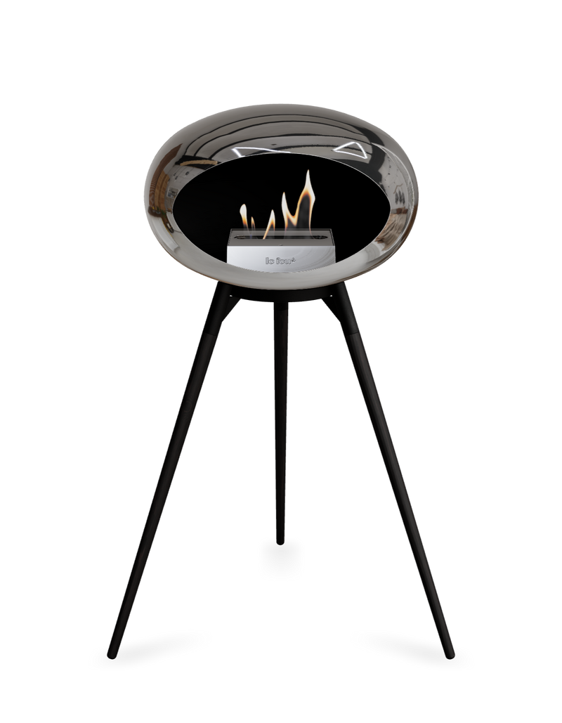 Le Feu Dome Ground High – Freestanding Bioethanol Fireplace (Classic 525)