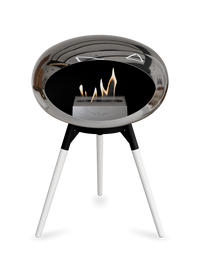 Le Feu Dome Ground Low – Freestanding Bioethanol Fireplace, Classic Size