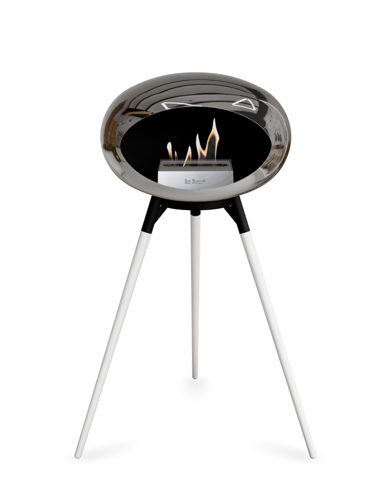 Le Feu Dome Ground High – Freestanding Bioethanol Fireplace (Classic 525)