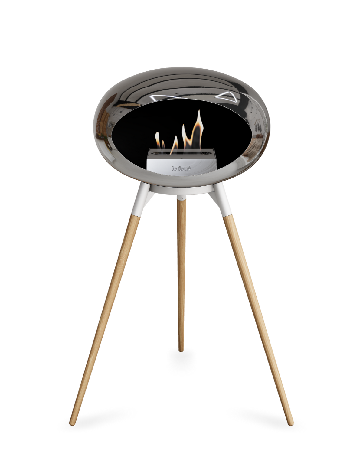 Le Feu Dome Ground High – Freestanding Bioethanol Fireplace (Classic 525)