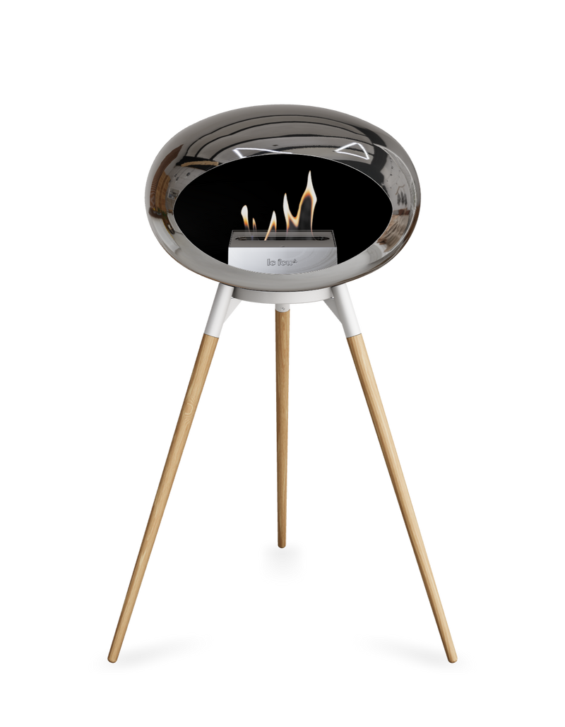 Le Feu Dome Ground High – Freestanding Bioethanol Fireplace (Classic 525)