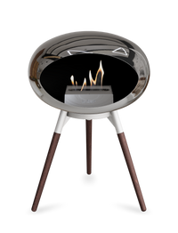 Le Feu Dome Ground Low – Freestanding Bioethanol Fireplace, Classic Size