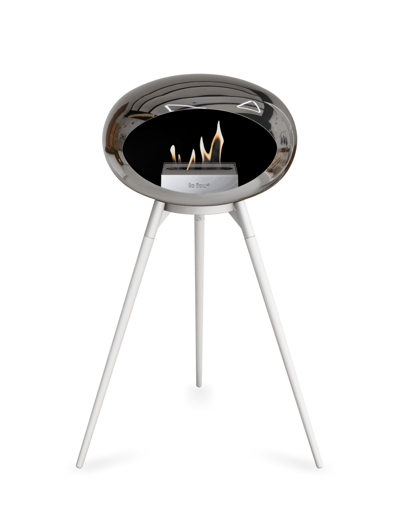 Le Feu Dome Ground High – Freestanding Bioethanol Fireplace (Classic 525)