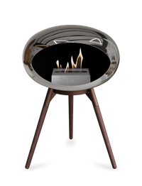 Le Feu Dome Ground Low – Freestanding Bioethanol Fireplace, Classic Size