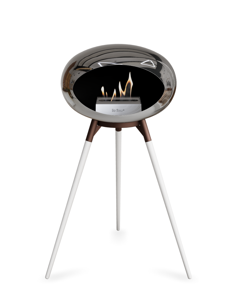 Le Feu Dome Ground High – Freestanding Bioethanol Fireplace (Classic 525)