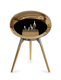 Le Feu Dome Ground Low – Freestanding Bioethanol Fireplace, Classic Size