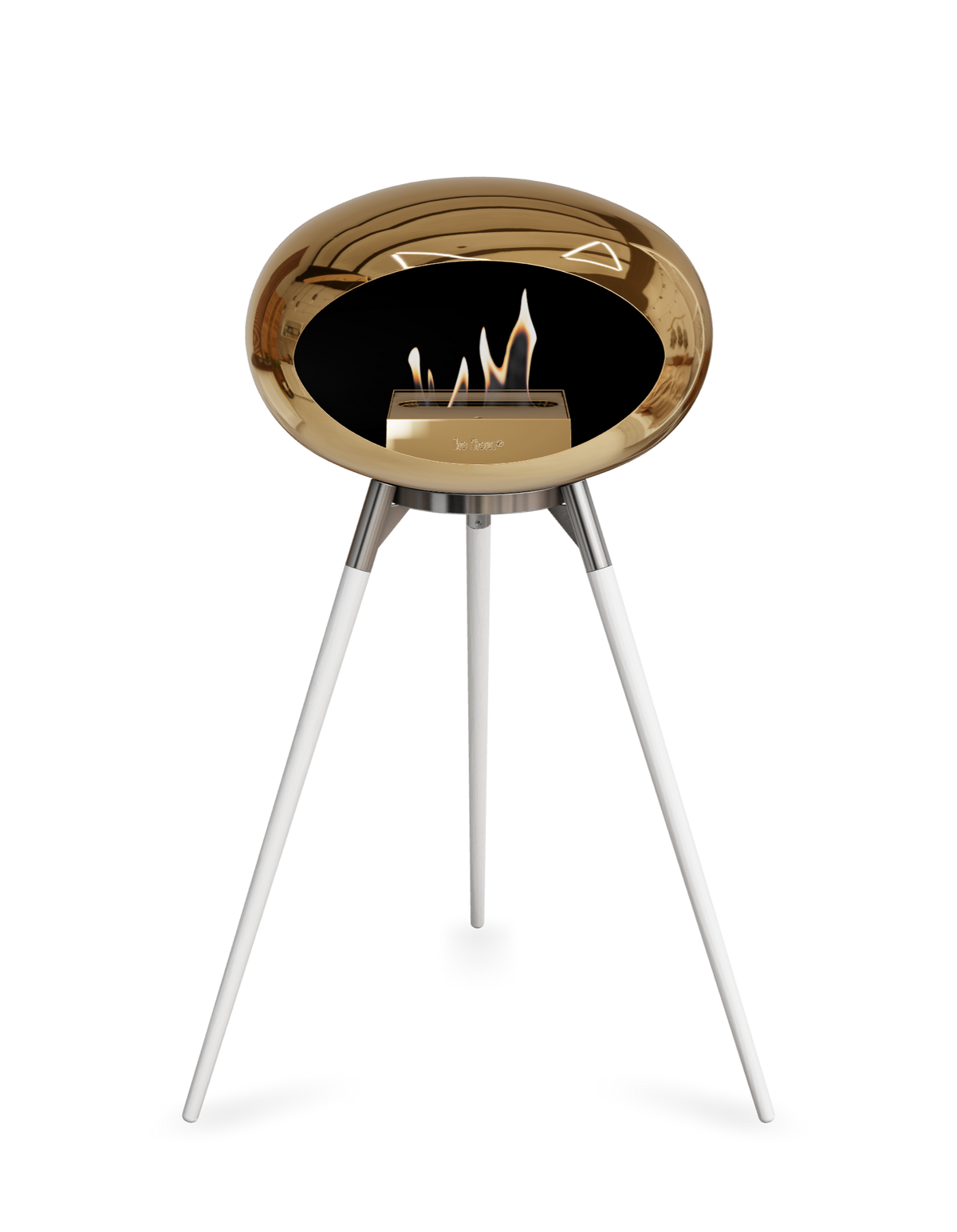 Le Feu Dome Ground High – Freestanding Bioethanol Fireplace (Classic 525)