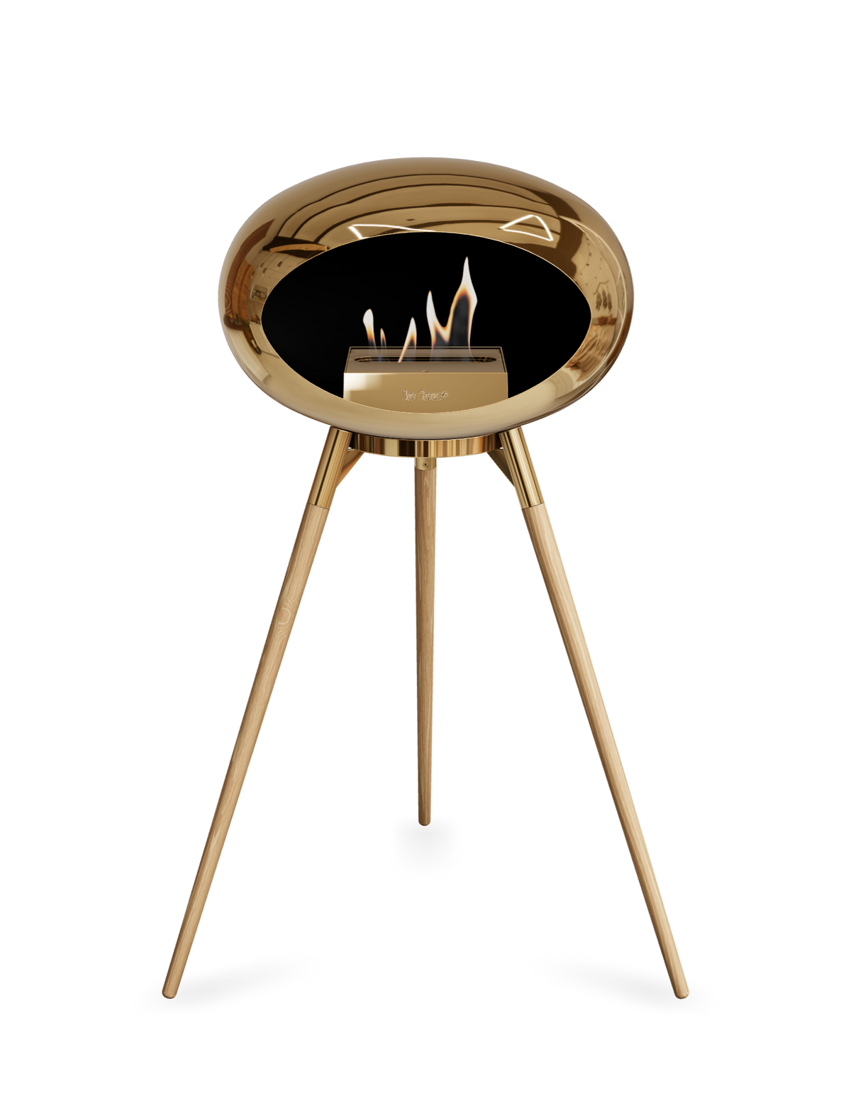 Le Feu Dome Ground High – Freestanding Bioethanol Fireplace (Classic 525)
