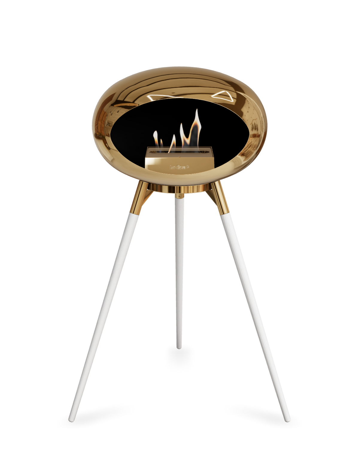 Le Feu Dome Ground High – Freestanding Bioethanol Fireplace (Classic 525)