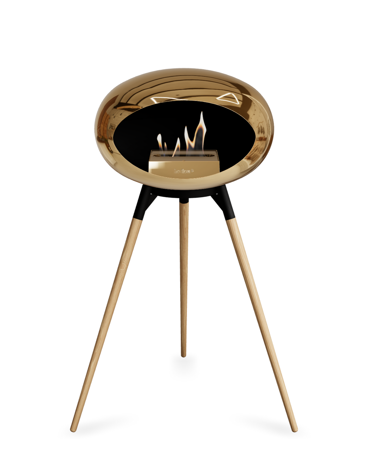 Le Feu Dome Ground High – Freestanding Bioethanol Fireplace (Classic 525)