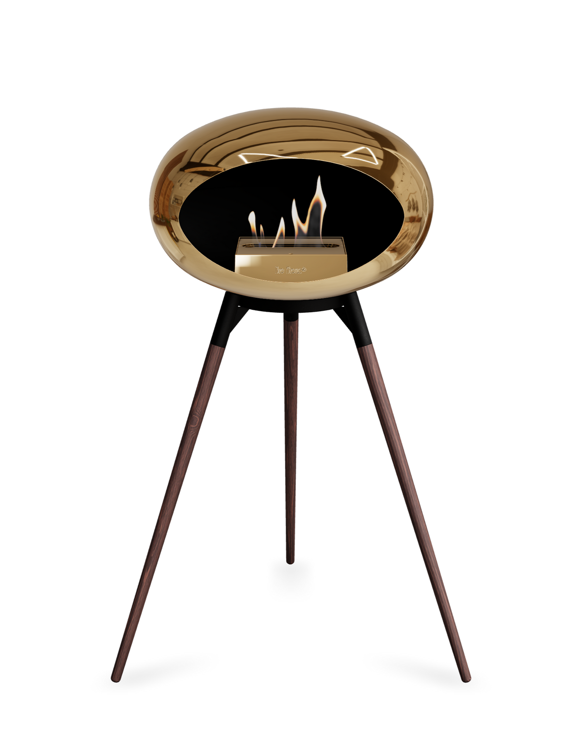 Le Feu Dome Ground High – Freestanding Bioethanol Fireplace (Classic 525)
