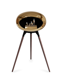 Le Feu Dome Ground High – Freestanding Bioethanol Fireplace (Classic 525)