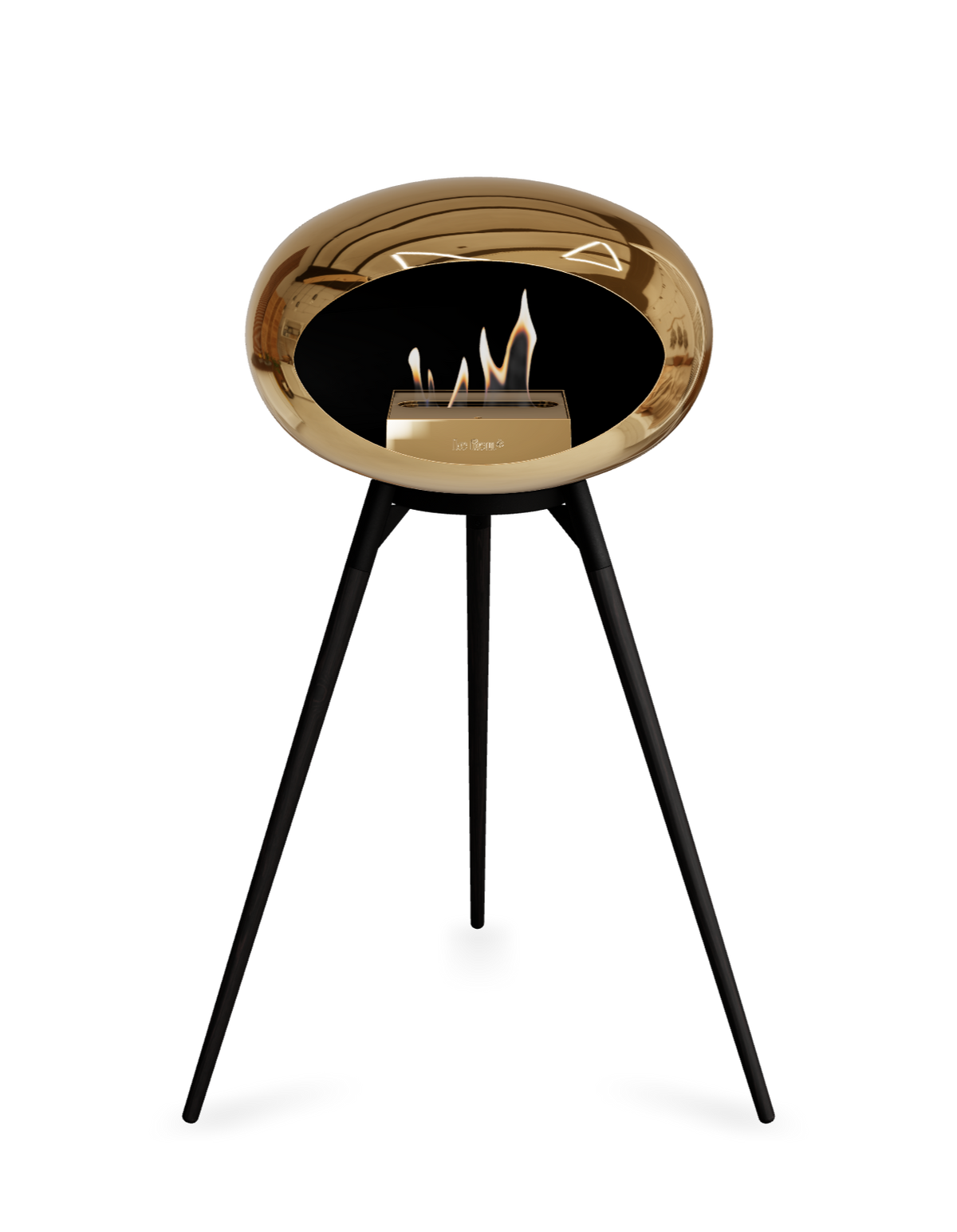Le Feu Dome Ground High – Freestanding Bioethanol Fireplace (Classic 525)