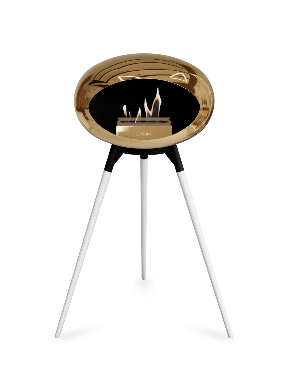 Le Feu Dome Ground High – Freestanding Bioethanol Fireplace (Classic 525)