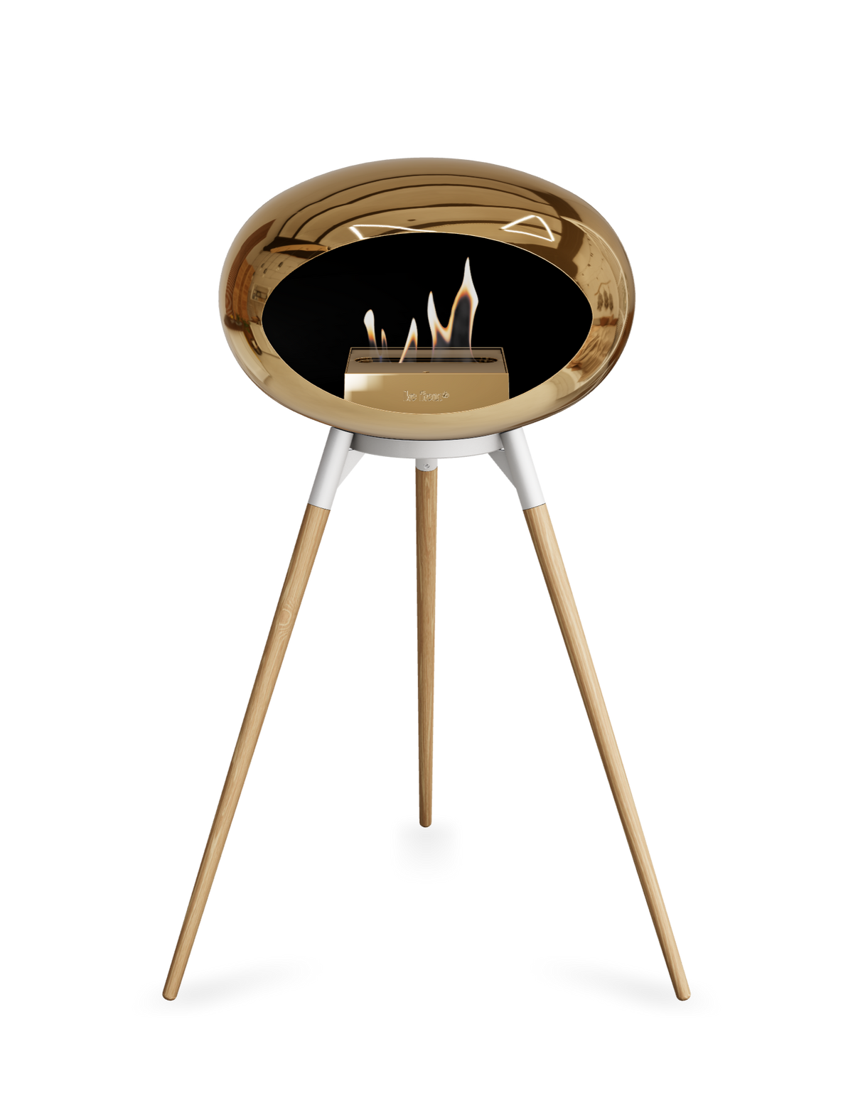 Le Feu Dome Ground High – Freestanding Bioethanol Fireplace (Classic 525)