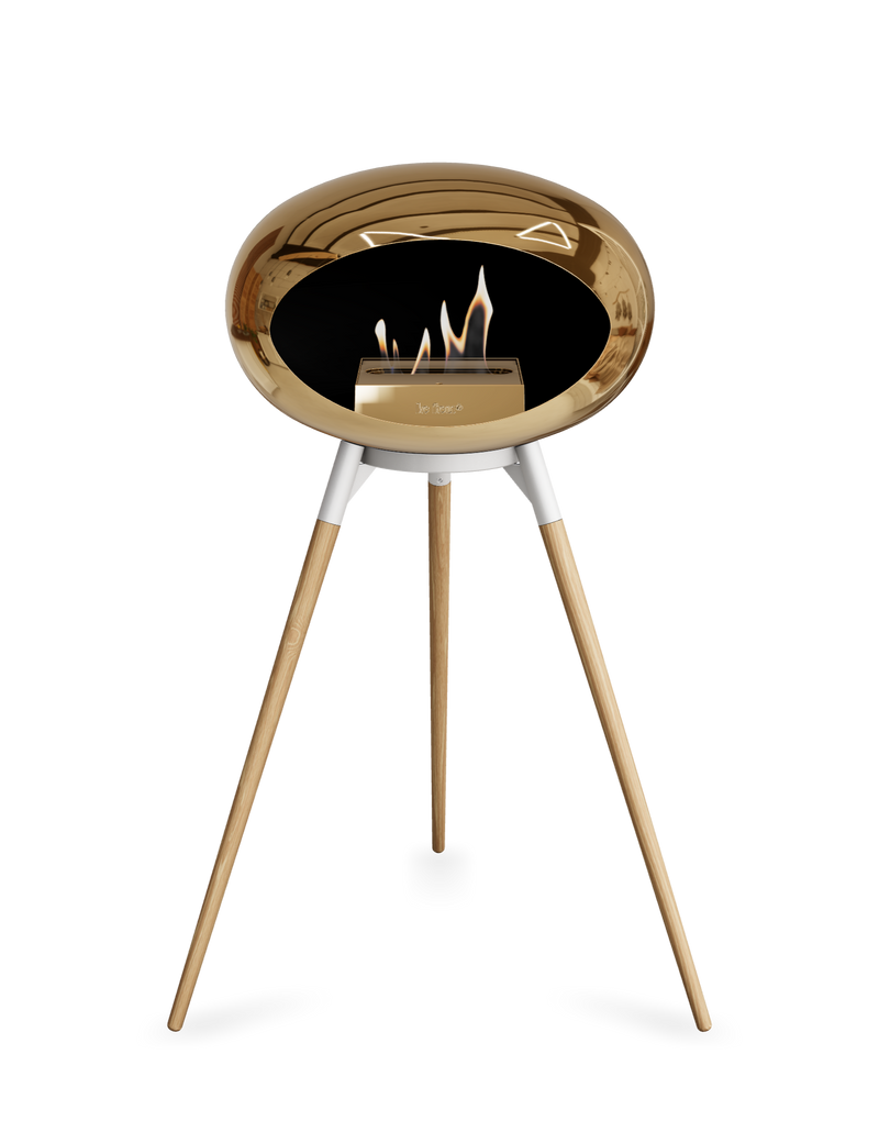 Le Feu Dome Ground High – Freestanding Bioethanol Fireplace (Classic 525)