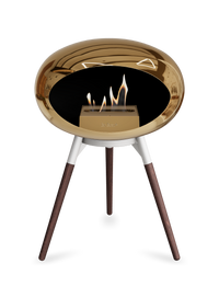 Le Feu Dome Ground Low – Freestanding Bioethanol Fireplace, Classic Size