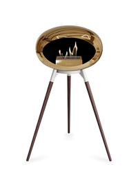 Le Feu Dome Ground High – Freestanding Bioethanol Fireplace (Classic 525)