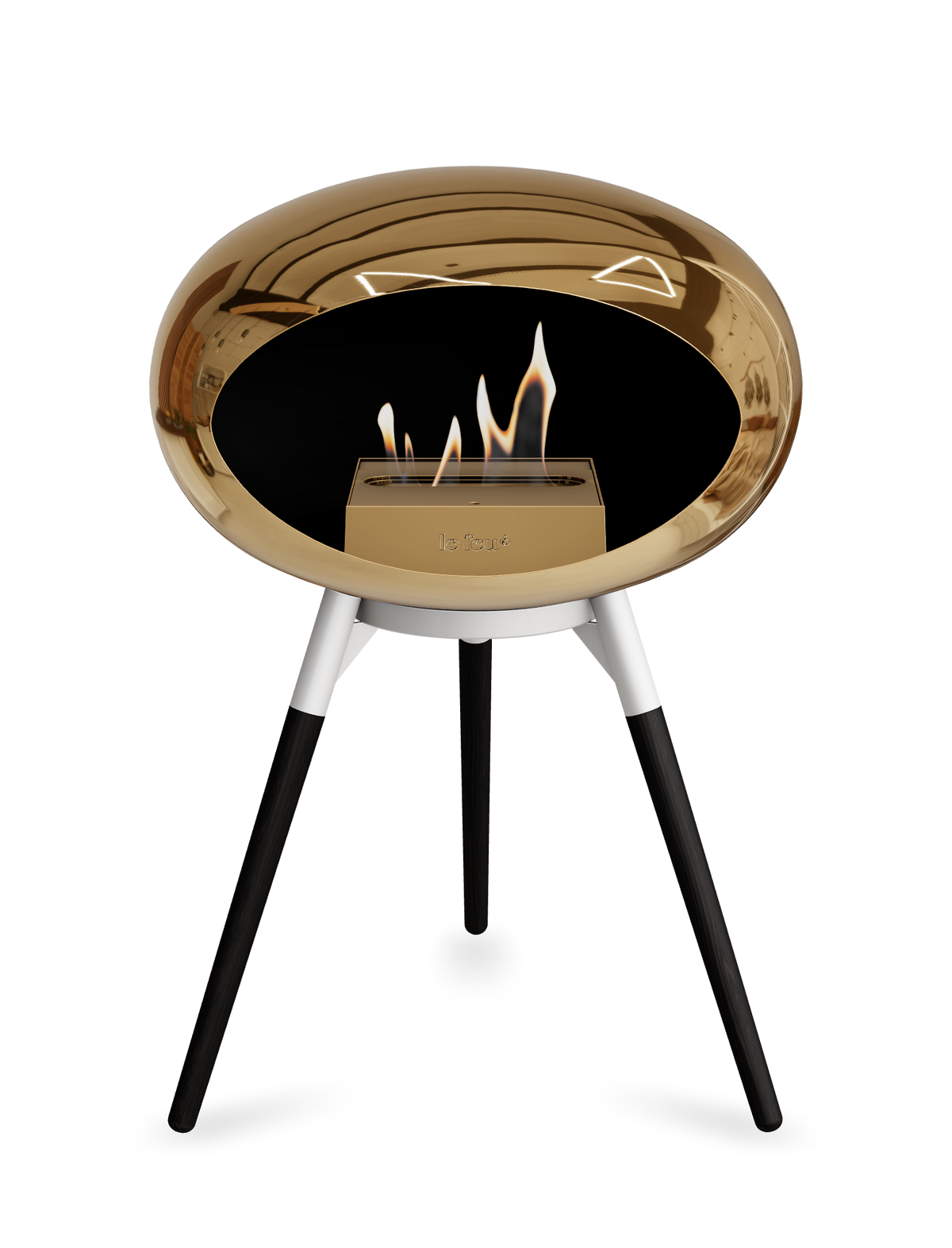 Le Feu Dome Ground Low – Freestanding Bioethanol Fireplace, Classic Size