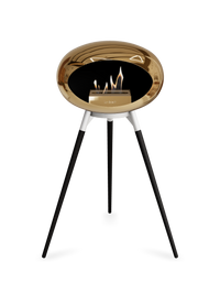 Le Feu Dome Ground High – Freestanding Bioethanol Fireplace (Classic 525)