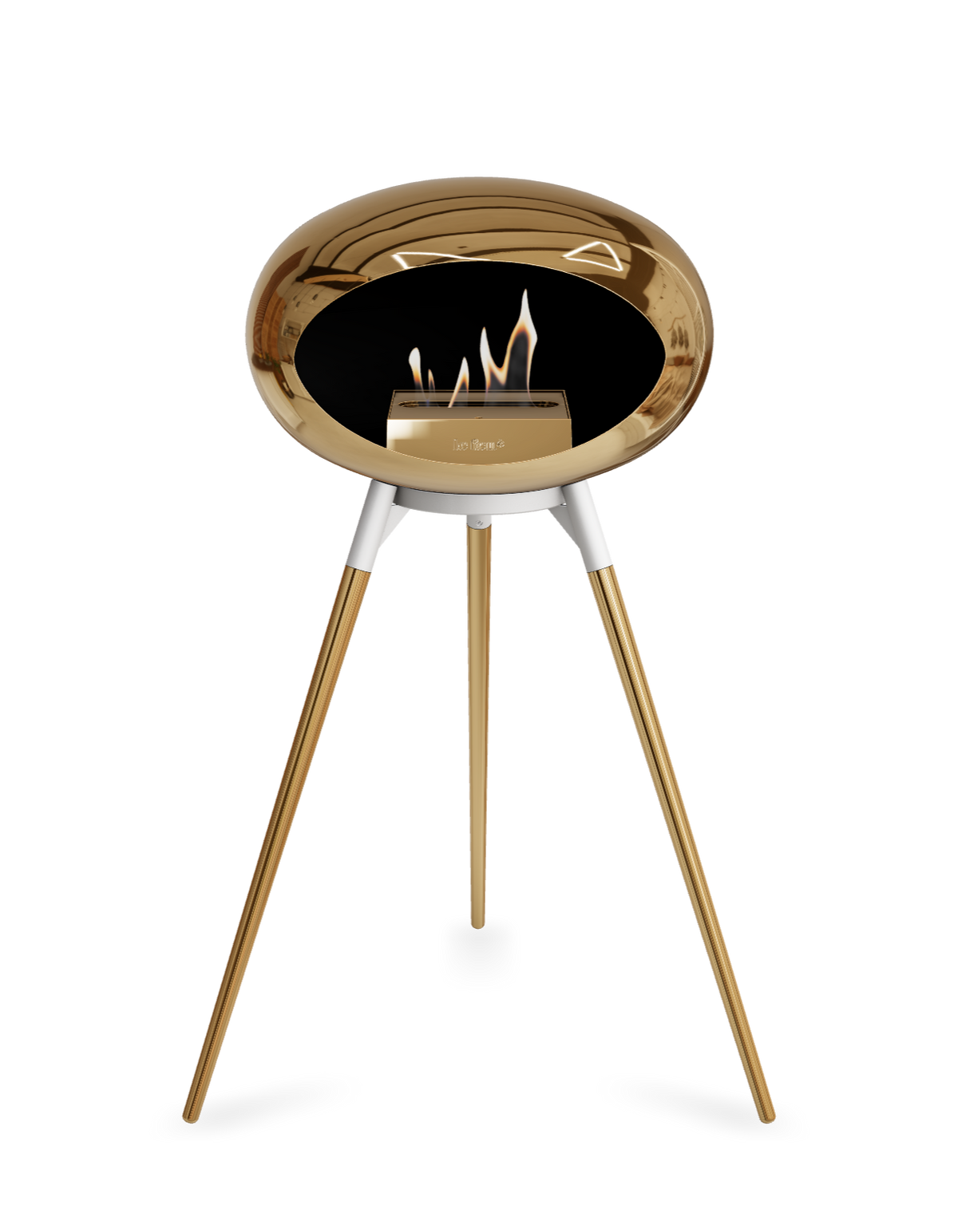 Le Feu Dome Ground High – Freestanding Bioethanol Fireplace (Classic 525)