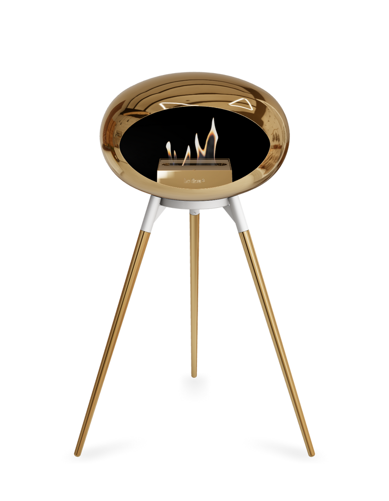 Le Feu Dome Ground High – Freestanding Bioethanol Fireplace (Classic 525)