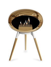 Le Feu Dome Ground Low – Freestanding Bioethanol Fireplace, Classic Size