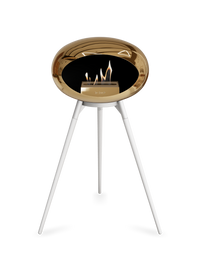 Le Feu Dome Ground High – Freestanding Bioethanol Fireplace (Classic 525)