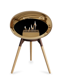 Le Feu Dome Ground Low – Freestanding Bioethanol Fireplace, Classic Size