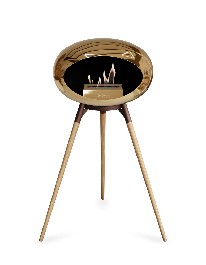 Le Feu Dome Ground High – Freestanding Bioethanol Fireplace (Classic 525)