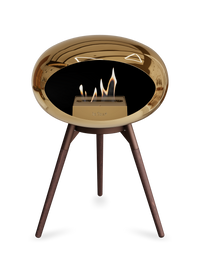 Le Feu Dome Ground Low – Freestanding Bioethanol Fireplace, Classic Size