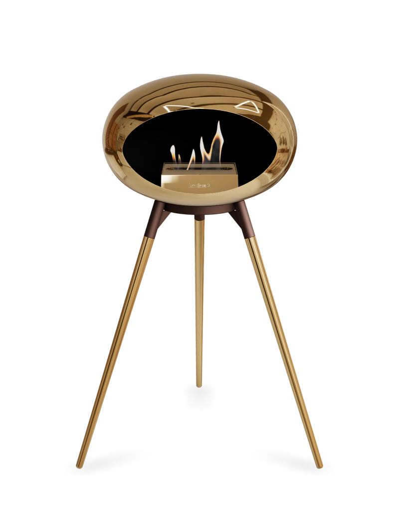 Le Feu Dome Ground High – Freestanding Bioethanol Fireplace (Classic 525)