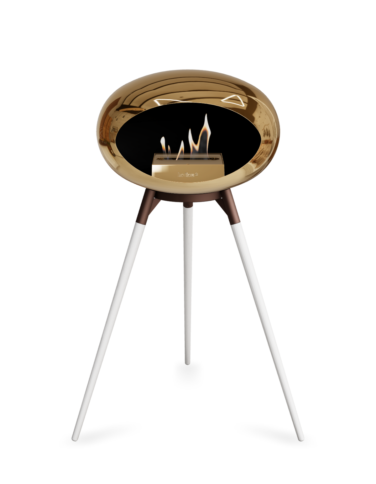 Le Feu Dome Ground High – Freestanding Bioethanol Fireplace (Classic 525)