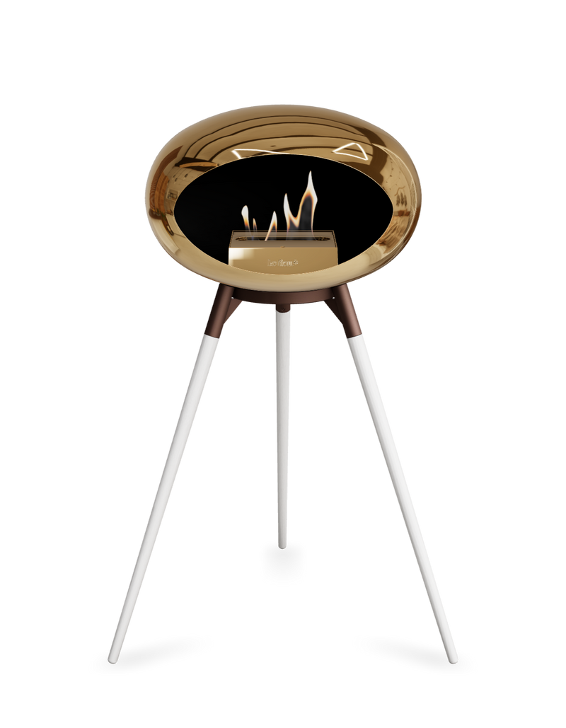 Le Feu Dome Ground High – Freestanding Bioethanol Fireplace (Classic 525)