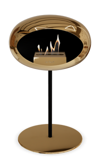 Le Feu Dome Steel Low – Bioethanol Fireplace, Classic Dome