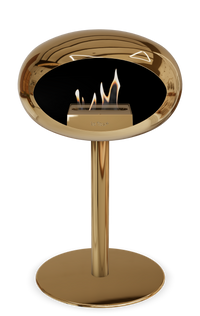 Le Feu Dome Steel Low – Bioethanol Fireplace, Classic Dome