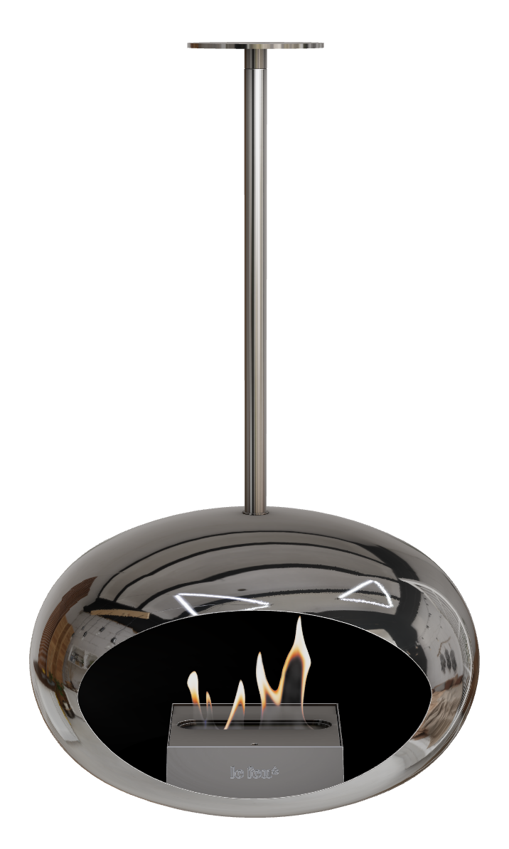 Le Feu Dome Sky – Ceiling-Hung Bioethanol Fireplace, Classic