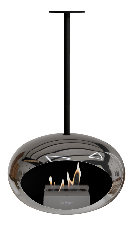 Le Feu Dome Sky – Ceiling-Hung Bioethanol Fireplace, Classic