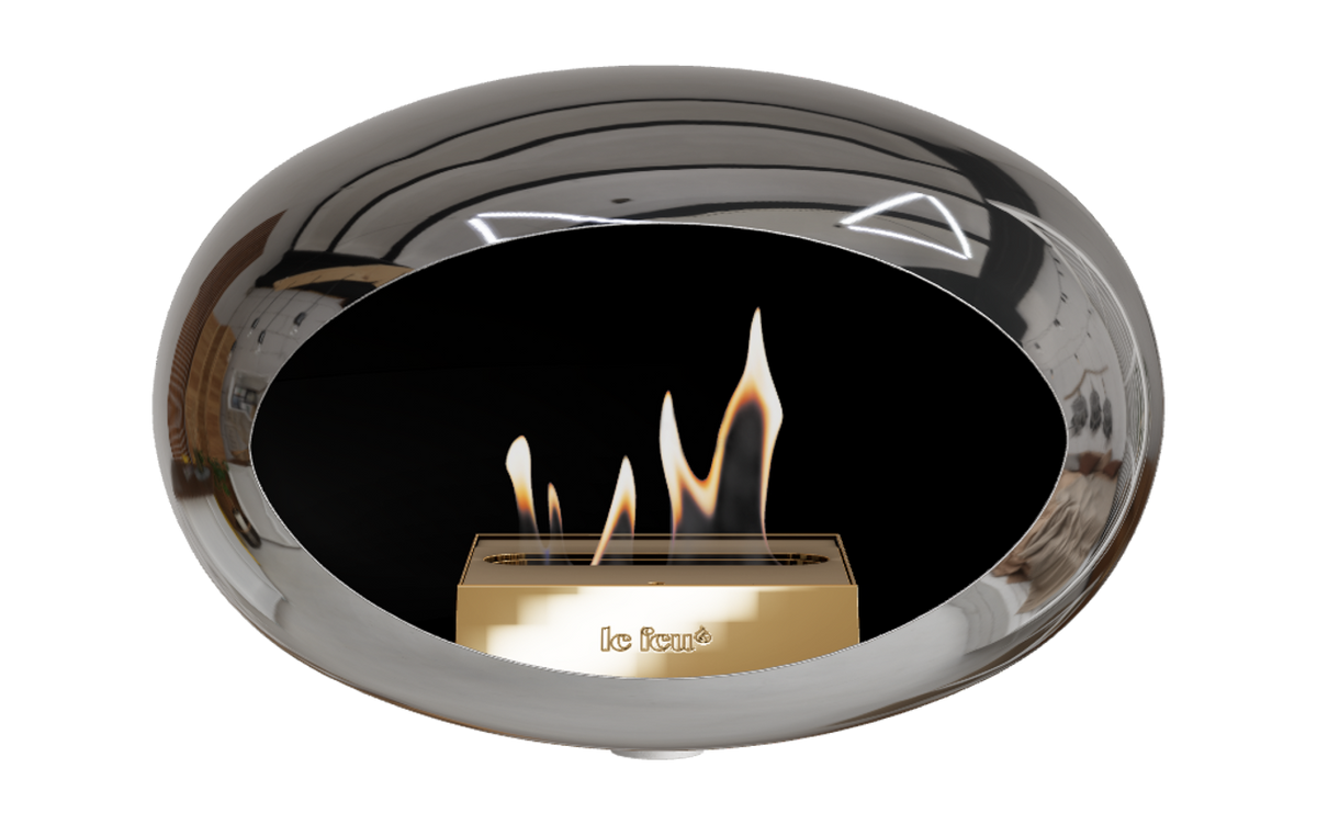 Le Feu Dome Wall – Bioethanol Wall-Mounted Fireplace Classic