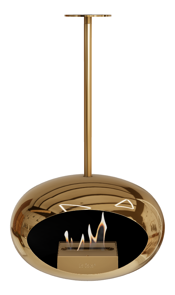 Le Feu Dome Sky – Ceiling-Hung Bioethanol Fireplace, Classic