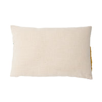 Back view of the Lane Cushion showing plain woven cotton fabric
