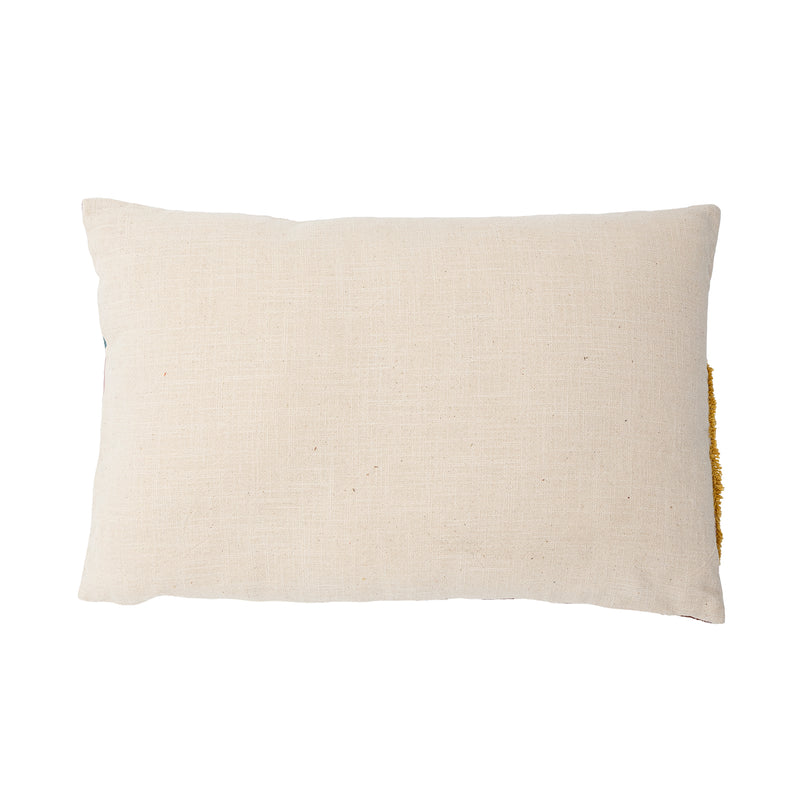 Back view of the Lane Cushion showing plain woven cotton fabric
