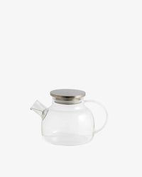 CELOSIA glass teapot by Nordal styled as part of a tea serving scene