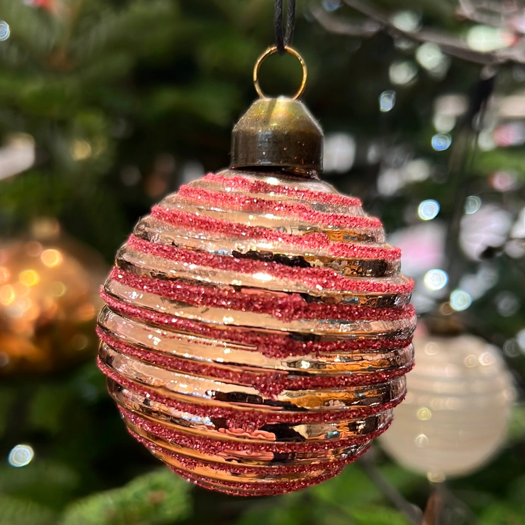 Metallic Sparkling Christmas Bauble